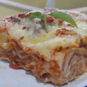 Lasagna con Chorizo Italiano