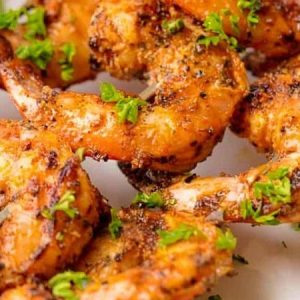 Camarones A la plancha con Ajillo