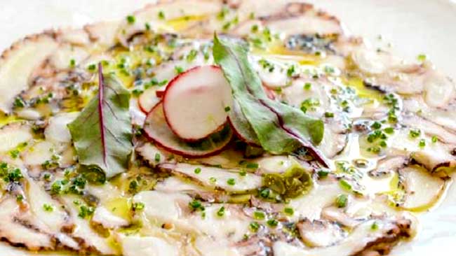 Carpaccio de Pulpo