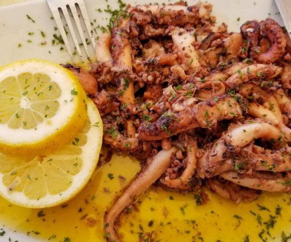 Pulpo la plancha con Ajillo
