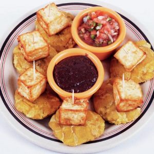 Tostones con Queso
