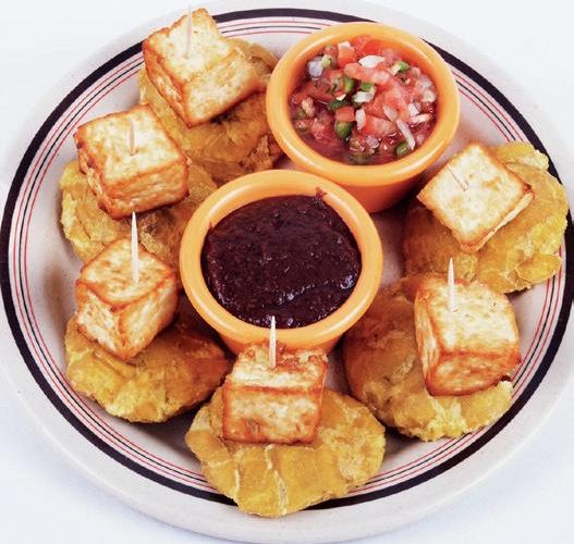 Tostones con Queso