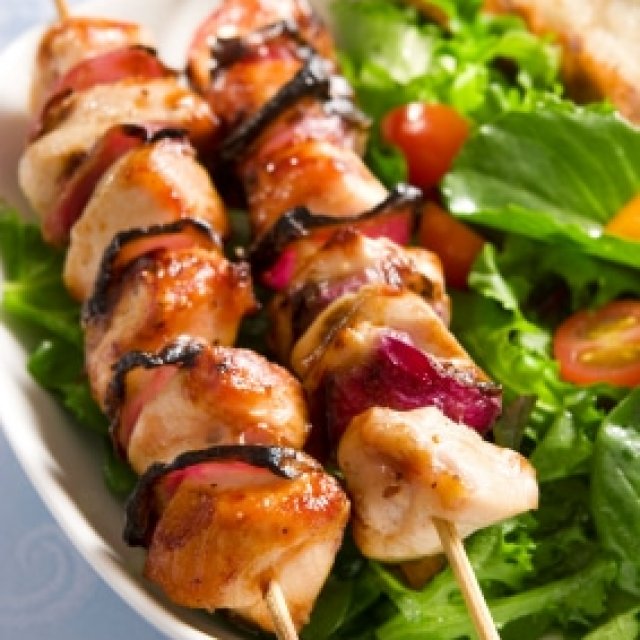 Brochetas de Pollo