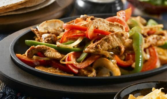 Taco Salad de Fajitas de Res