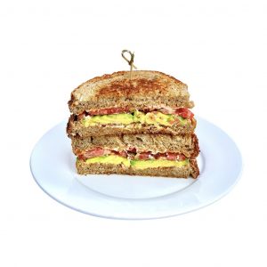 Aguacate y queso crema