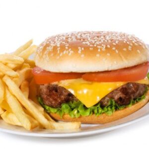 Hamburguesa con papas