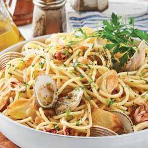 Spagetti con Mariscos