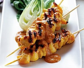 Brochetas Satay