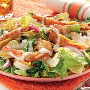 Ensalada de Camarones y Aderezo Ranch