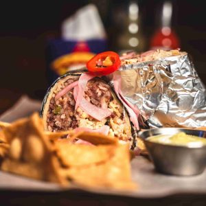 Pork with Pineaple Burrito