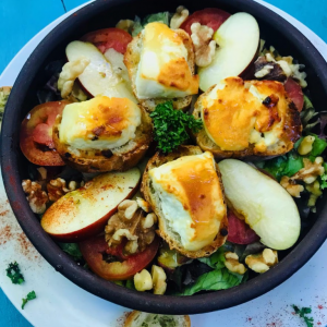 WARM GOAT CHEESE SALAD