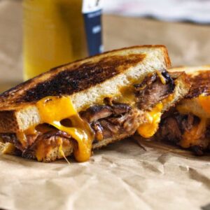 Slow Roasted Pork with Cheese