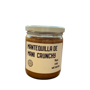 Mantequilla de mani crunchy 8onz