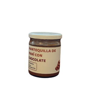 Mantequilla de mani con chocolate 8onz