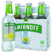 Smirnoff Ice Green Apple 6 Pack Botella