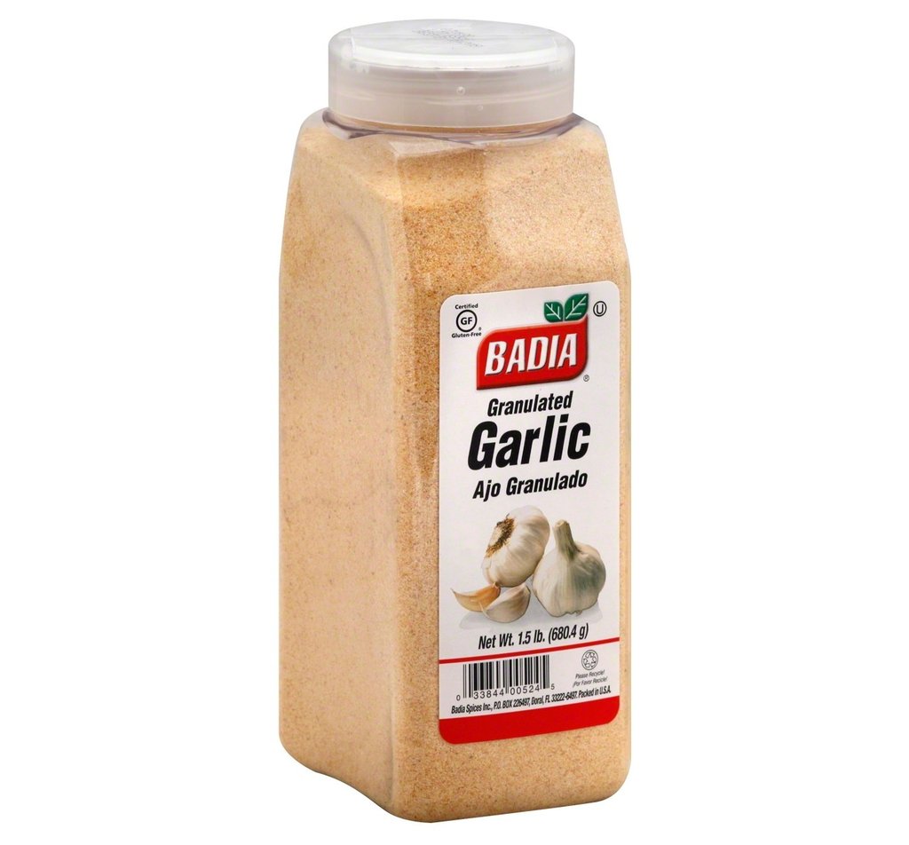 Ajo Granulado Badia 1.5 Lbs