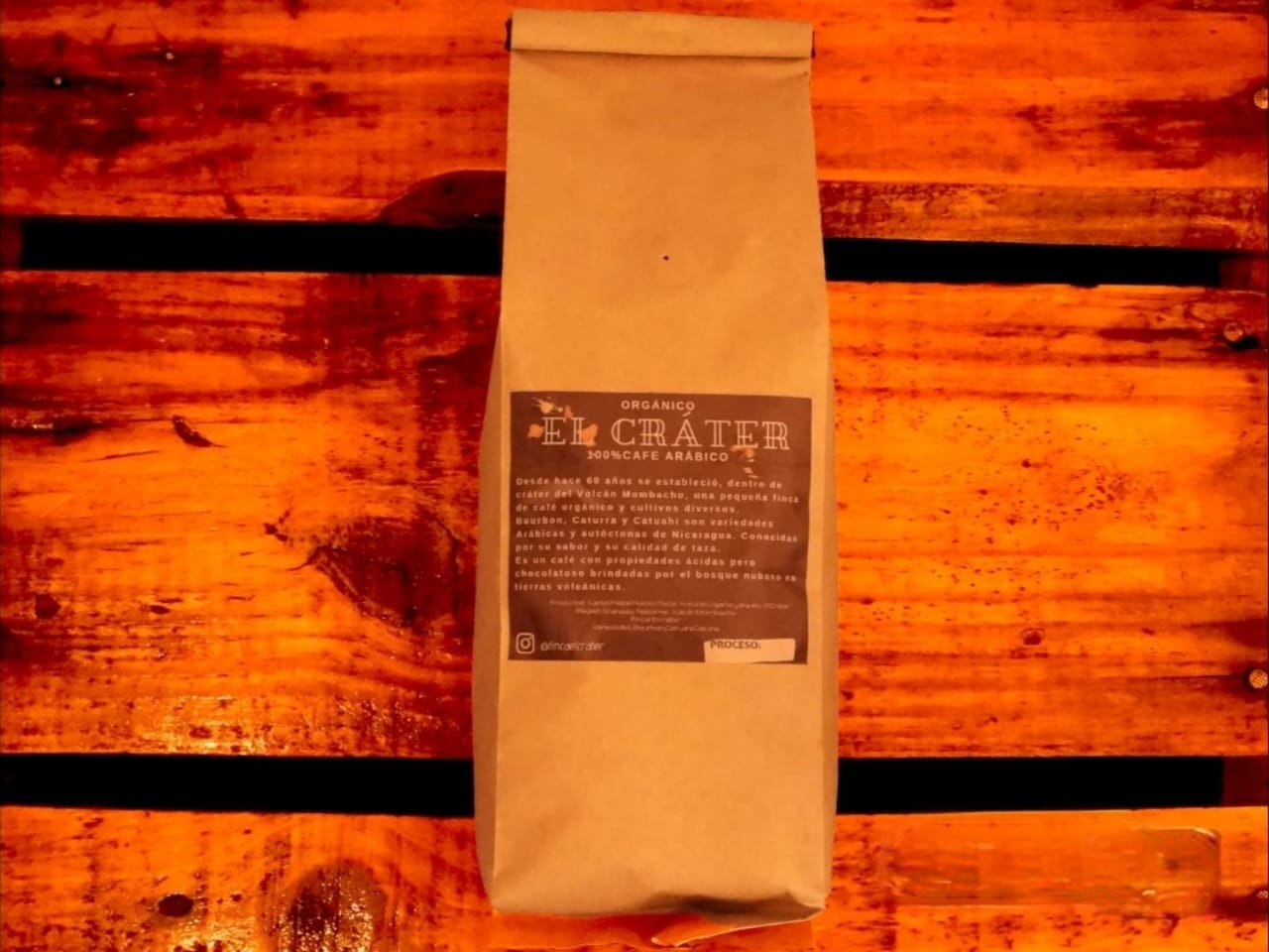 Cafe organico "El Crater"